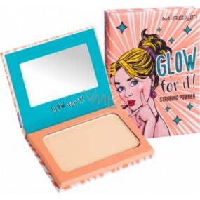 Misslyn Glow for It! Strobing Powder rozświetlający puder 02 Glow for It! 6 g