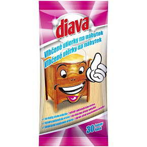 Diava chusteczki nawilżane do mebli, 30 sztuk