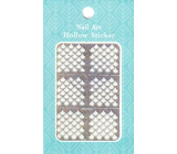 Nail Accessory Hollow Sticker szablony na paznokcie multikolorowe krople 1 arkusz 129