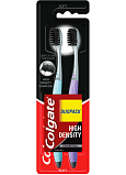 Colgate High Density Charcoal szczoteczka do zębów, miękka, 2 szt.