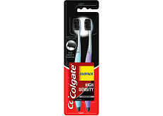 Colgate High Density Charcoal szczoteczka do zębów, miękka, 2 szt.