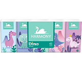 Harmony Dino 3-warstwowe chusteczki papierowe dla dzieci, 10× 10 sztuk