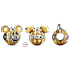 Charm Srebrna 925 Disney Mickey Mouse w kształcie dyni, koralik na bransoletkę Halloween