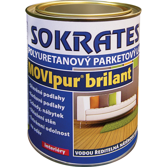 Sokrates Movipur Brilant Polmat lak parkietowy do podłóg, 2 kg