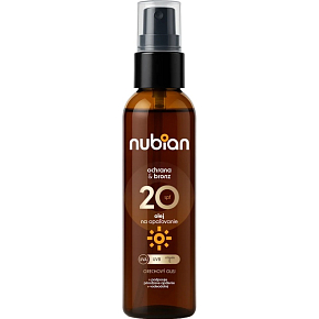 Nubian olej do opalania w sprayu SPF20, 200 ml