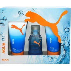 Puma Aqua Man toaletní voda 30 ml + sprchový gel 2 x 50 ml, dárková sada Puma Aqua Man toaletní voda 30 ml + sprchový gel 2 x 50 ml, dárková sada