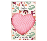 Bohemia Gifts Srdce ręcznie wytwarzane mydło toaletowe w pudełku 120 g