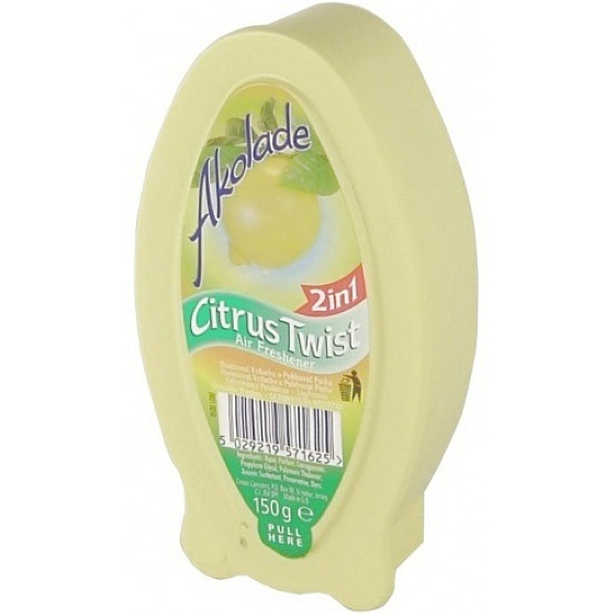 Akolade Citrus Twist 2v1 gelový osvěžovač vzduchu 150 g