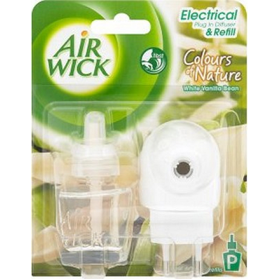 Air Wick Vanilková vůně Vánoc elektrický osvěžovač vzduchu komplet 19 ml
