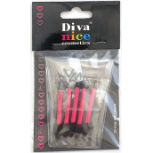 Diva & Nice Dwustronny aplikator do cieni 6,5 cm 5 sztuk