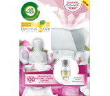 Air Wick Smooth Satin & Moon Lily - Jemný satén a měsíční lilie elektrický osvěžovač vzduchu komplet 19 ml