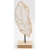 Nekupto Home Decor Dekorace stojánek dřevěné peříčko 20 x 4 x 6 cm