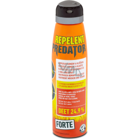 Predator Repelent Forte Deet 24,9% repelentny spray odpychający komary i kleszcze 150 ml Predator Repelent Forte Deet 24,9% repelentny spray odpychający komary i kleszcze 150 ml