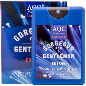 AQC Fragrances Gorgeous for Gentleman Energy toaletní voda pro muže 20 ml