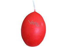 Nekupto Vajíčko svíčka velikonoční Červená 6 cm