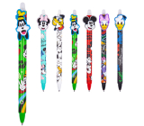Colorino Gumowalne Pióro Mickey Mouse Zielone, Niebieski Wkład 0,5 mm
