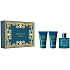 Versace Eros pour Homme woda toaletowa 50 ml + żel pod prysznic 50 ml + balsam po goleniu 50 ml, zestaw prezentowy dla mężczyzn