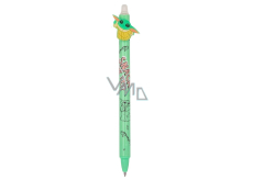 Colorino Gumowalne Pióro Mandalorian - Baby Yoda zielone, niebieski wkład 0,5 mm