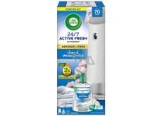 Air Wick Active Fresh Refill Linen & White Orchid - Prádlo a orchidej automatický osvěžovač komplet 228 ml
