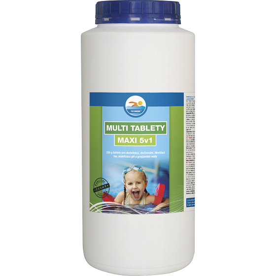 Probazen Multi tabletki Maxi 5w1 wielofunkcyjne tabletki do basenów, 2,4 kg