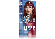 Schwarzkopf Live Ultra Brights semi-permanentní barva na vlasy 026 Temná červená 50ml