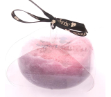 Fragrant One Day Glicerynowe mydło masażowe z gąbką wypełnioną perfumami Justin Bieber Someday w kolorze czerwonym 200 g