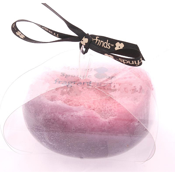 Fragrant One Day Glicerynowe mydło masażowe z gąbką wypełnioną perfumami Justin Bieber Someday w kolorze czerwonym 200 g