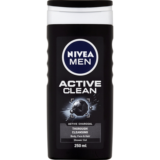 Nivea Men Active Clean żel pod prysznic, 250 ml