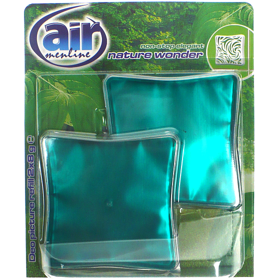 Air Menline Deo Picture Non Stop Elegant Nature Wonder gelový osvěžovač vzduchu náhradní náplň 2 x 8 g