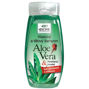 Bione Cosmetics Aloe Vera & Panthenol szampon do wszystkich typów włosów 250 ml