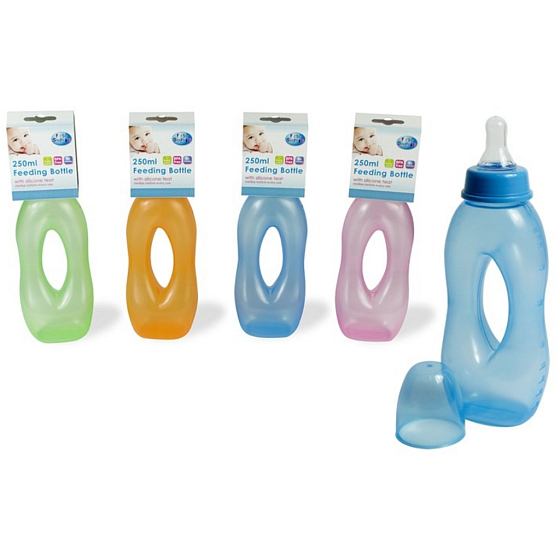 First Steps Slza 0+ kojenecká láhev fialová 250 ml