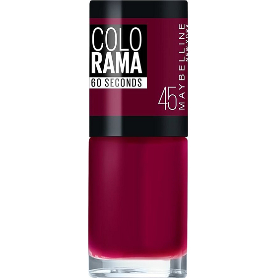 Maybelline Colorama rychleschnoucí, dlouhotrvající lak na nehty 45 Cherry On 7 ml