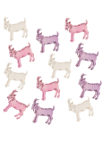 Koziołki drewniane 4 cm, 12 sztuk
