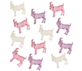 Koziołki drewniane 4 cm, 12 sztuk