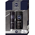 Nivea Men Deep Fresh antiperspirant deodorant sprej 150 ml + sprchový gel 250 ml, kosmetická sada pro muže
