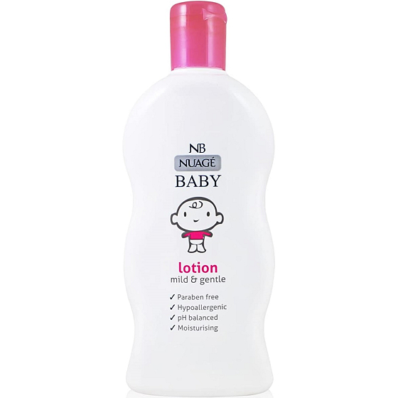 Nuage Baby Lotion Mild & Gentle tělové mléko pro děti bez parabenů 300 ml