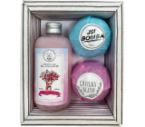 Bohemia Gifts Boho żel pod prysznic 250 ml + musujące kule do kąpieli 2 x 100 g, zestaw kosmetyków dla kobiet