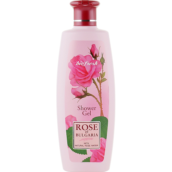 Rose of Bulgaria Sprchový gel s růžovou vodou 330 ml