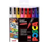 Posca Uniwersalny zestaw markerów akrylowych 0,9 - 1,3 mm Mix kolorów 16 sztuk PC-3M