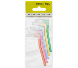 Spokar XML szczoteczki międzyzębowe, zestaw rozmiarów 0,4 – 0,8 mm, 5 sztuk