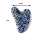 Sodalit Gua Sha redukuje zmarszczki, obrzęki, poprawia elastyczność skóry 5 x 8 cm, kamień komunikacji