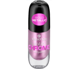 Essence Satin Chrome lakier do paznokci 02 Artificial Pinktelligence 8 ml
