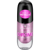 Essence Satin Chrome lakier do paznokci 02 Artificial Pinktelligence 8 ml