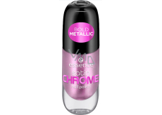 Essence Satin Chrome lakier do paznokci 02 Artificial Pinktelligence 8 ml