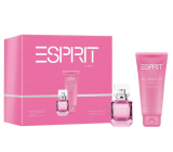 Esprit Pink Moments woda perfumowana 20 ml + żel pod prysznic 100 ml, zestaw prezentowy dla kobiet