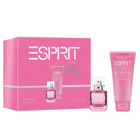 Esprit Pink Moments woda perfumowana 20 ml + żel pod prysznic 100 ml, zestaw prezentowy dla kobiet