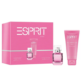 Esprit Pink Moments woda perfumowana 20 ml + żel pod prysznic 100 ml, zestaw prezentowy dla kobiet