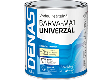 DENAS UNIWERSAL-MAT farba nawierzchniowa do drewna, metalu i betonu, 0110 jasnoszary, 0,3 kg