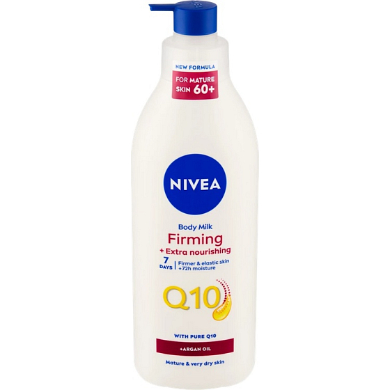 Nivea Q10 Extra výživné zpevňující tělové mléko s pumpičkou 400 ml