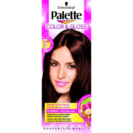 Schwarzkopf Palette Color & Gloss barva na vlasy 3 - 65 Horká čokoláda